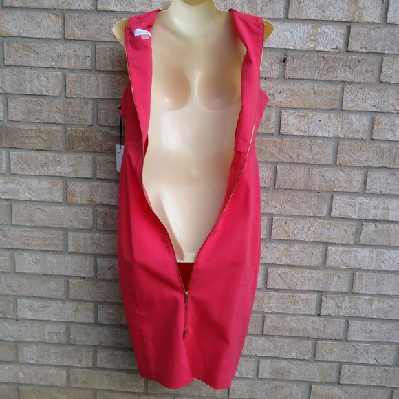 NWT. SIZE 4. CALVIN KLEIN sleeveless midi dress. - Picture 4 of 16